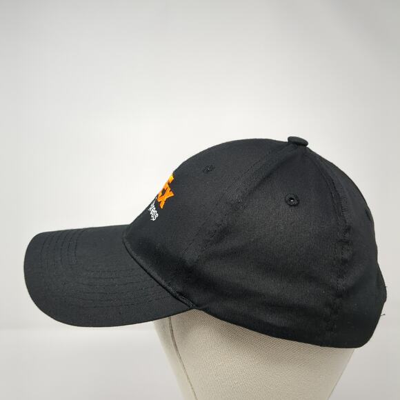 FedEx Express Strapback Hat Black Size OSFA Embroidered Employee Uniform - Picture 3 of 9